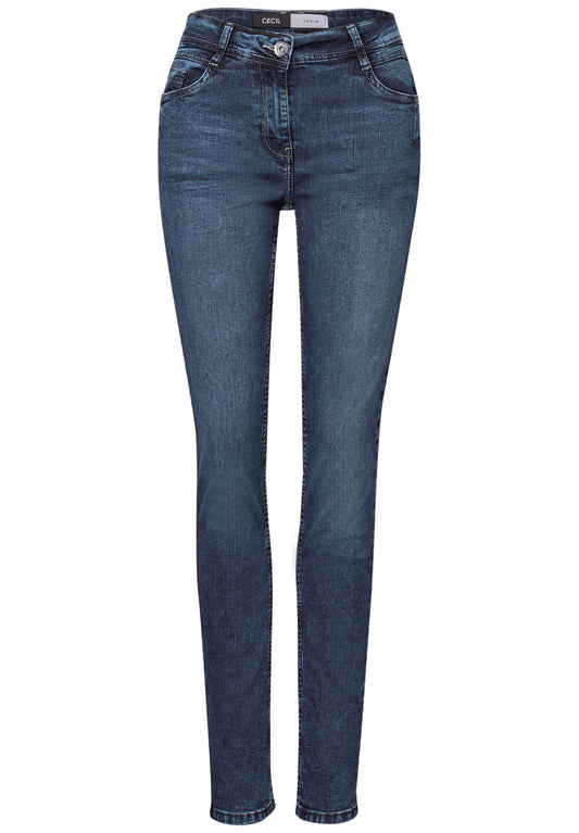 Cecil Damen Jeans 36 blau