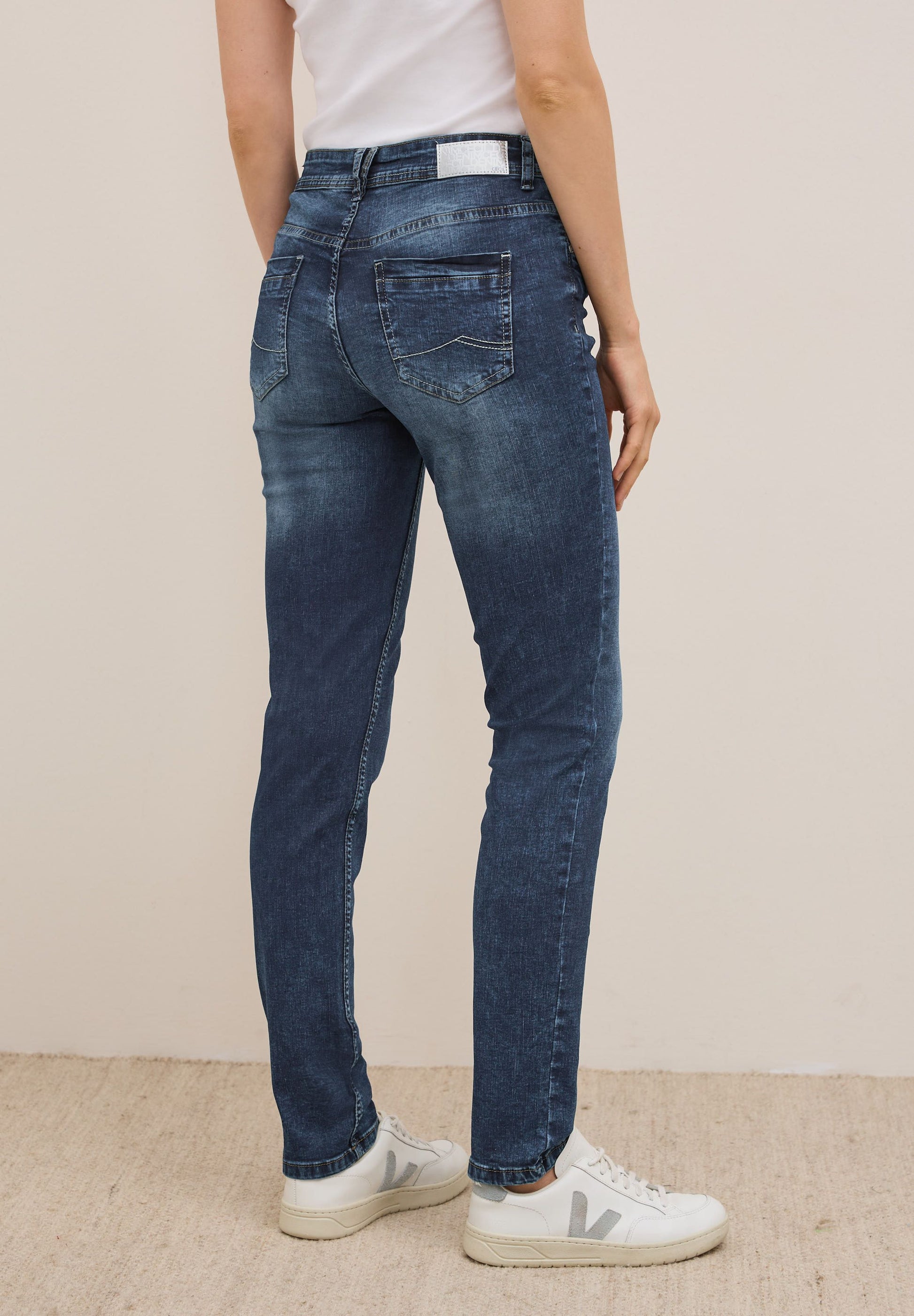 Cecil Damen Jeans blau