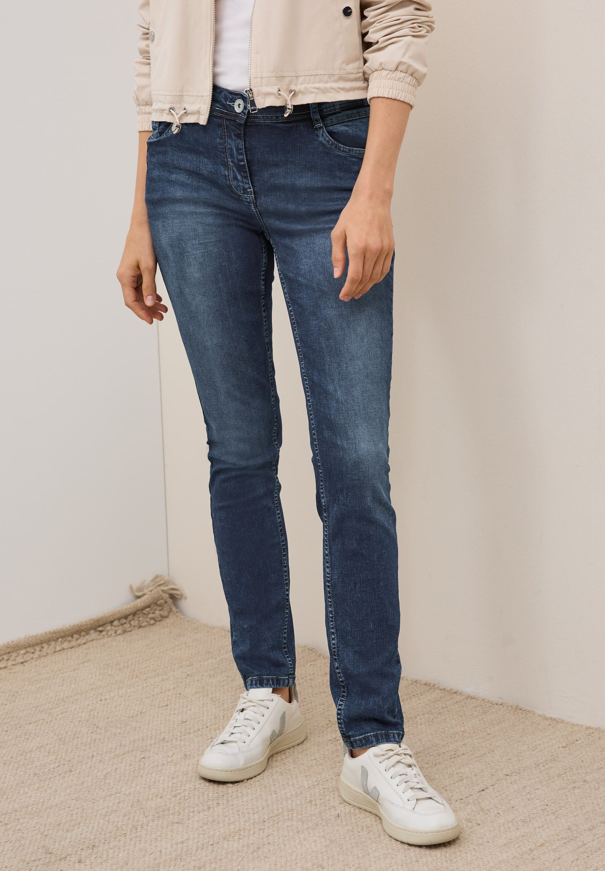 Cecil Damen Jeans blau