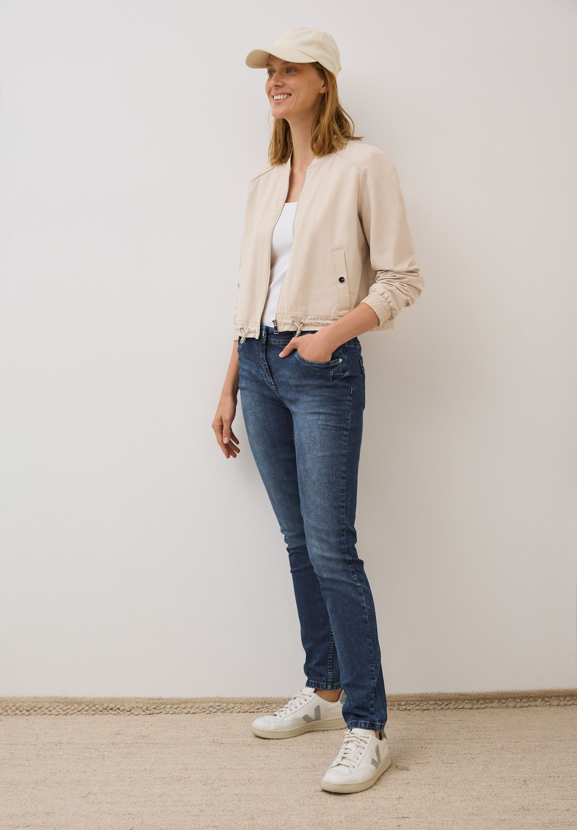 Cecil Damen Jeans blau