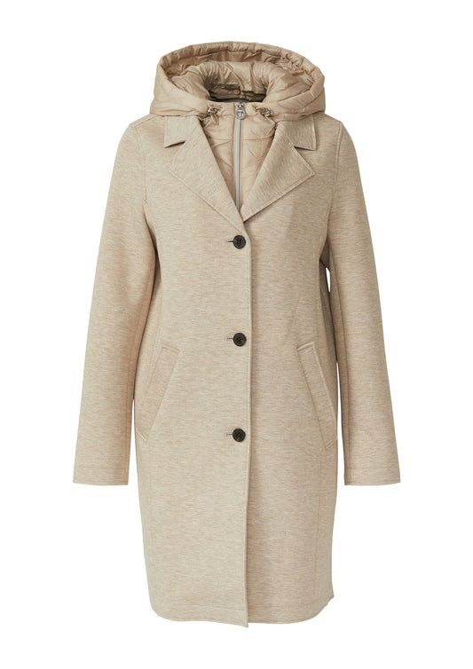 s.Oliver Damen Scuba-Mantel beige
