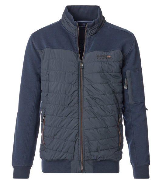 Casa Moda Herren Sweatjacke blau