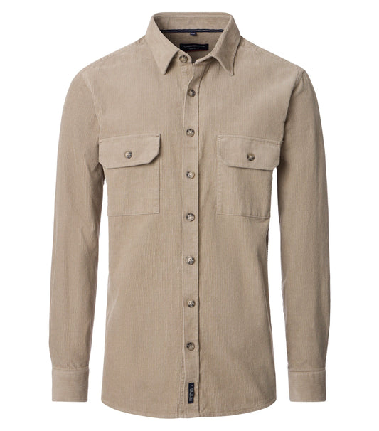 Casa Moda Herren Hemdjacke beige