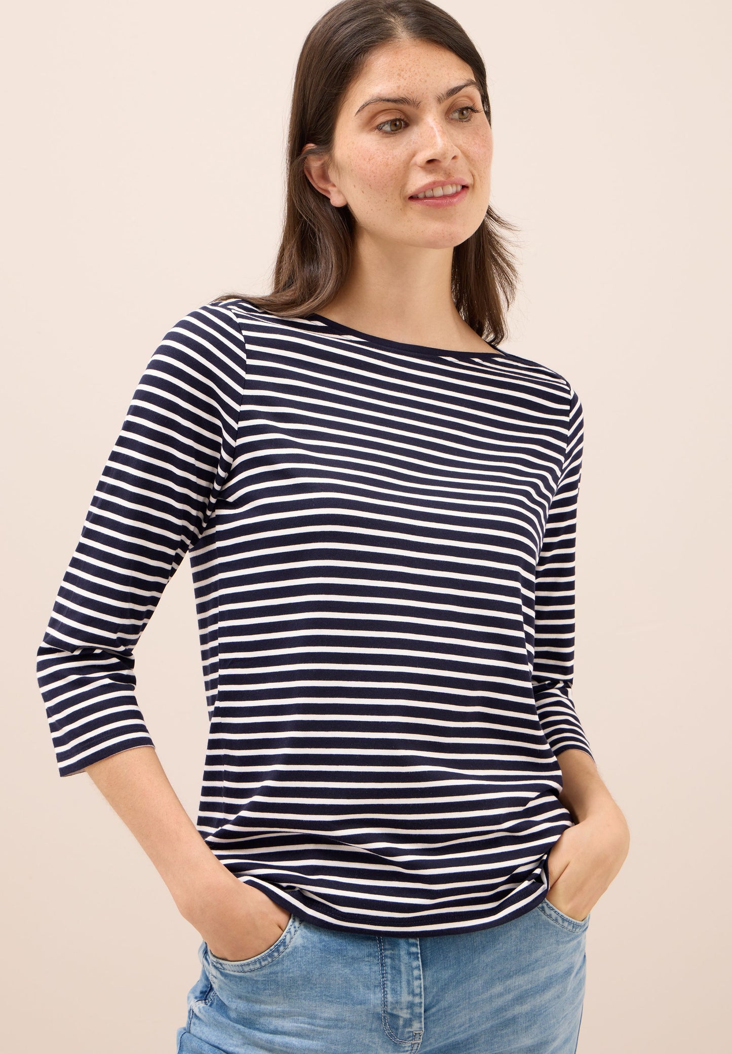 Cecil Damen Shirt blau