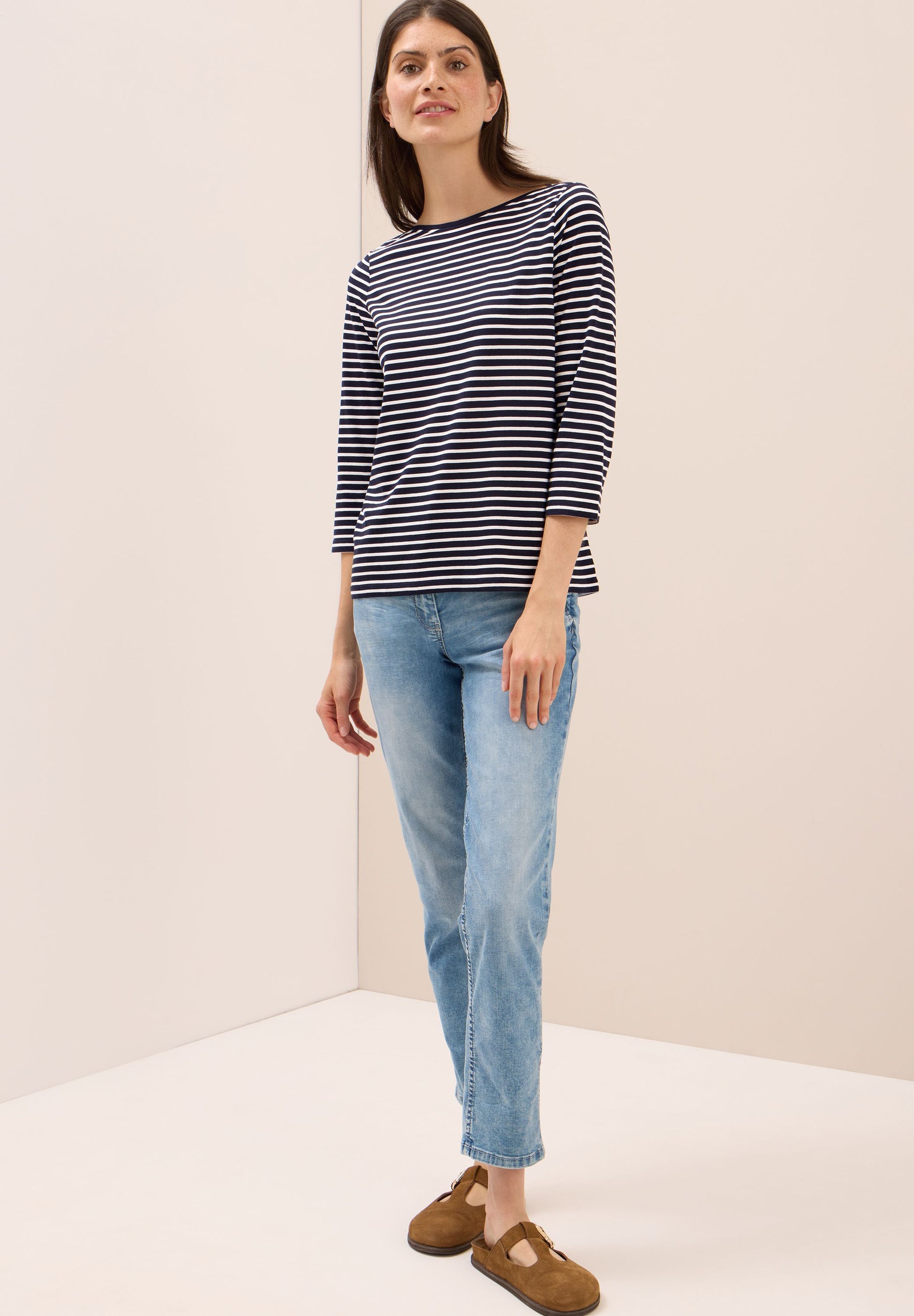 Cecil Damen Shirt blau