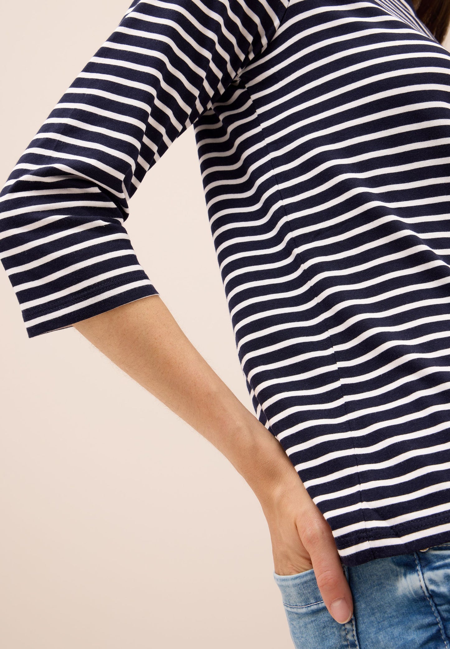 Cecil Damen Shirt blau