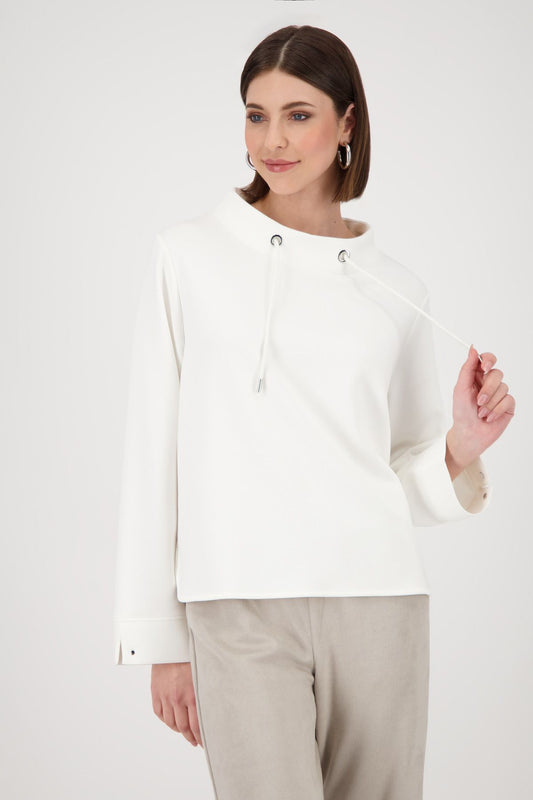 Monari Damen Sweatshirt weiß