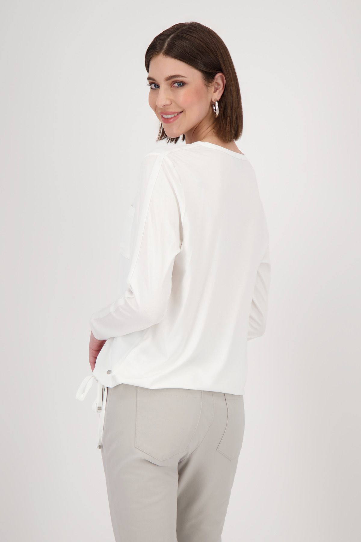 Monari Damen Bluse weiß