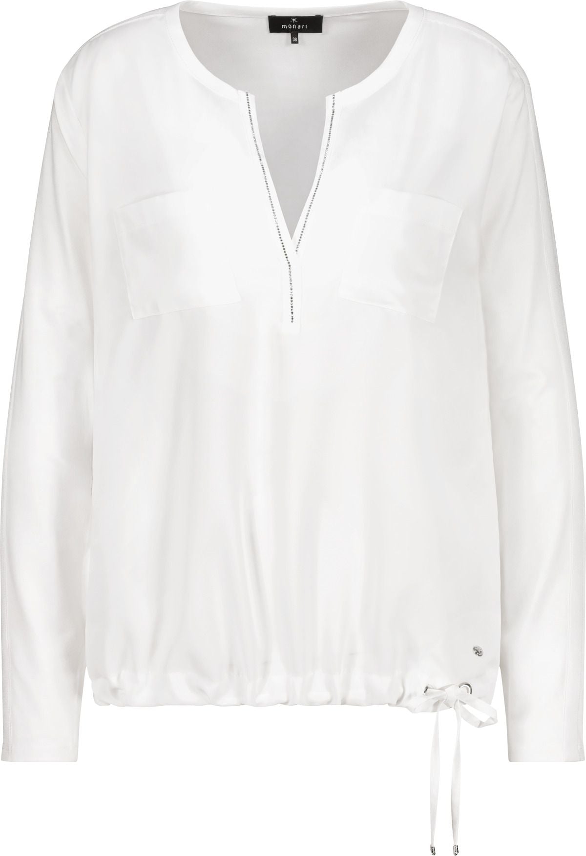 Monari Damen Bluse weiß