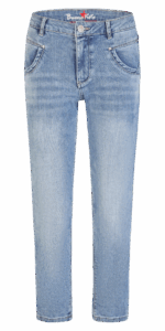 Buena Vista Damen Jeans Anna C straight 7/8 stretch denim blau