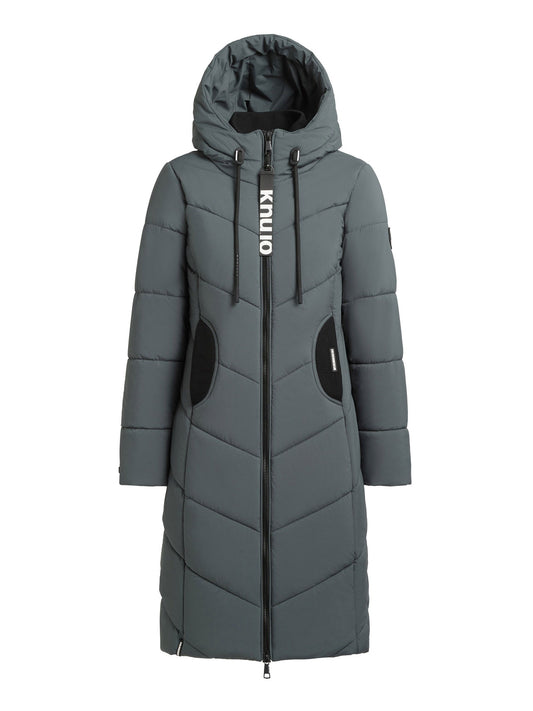 khujo Damen Wintermantel ARIBAY4 LIGHT blau