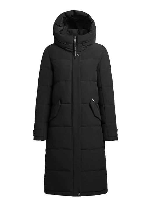 khujo Damen Wintermantel DAIRI schwarz