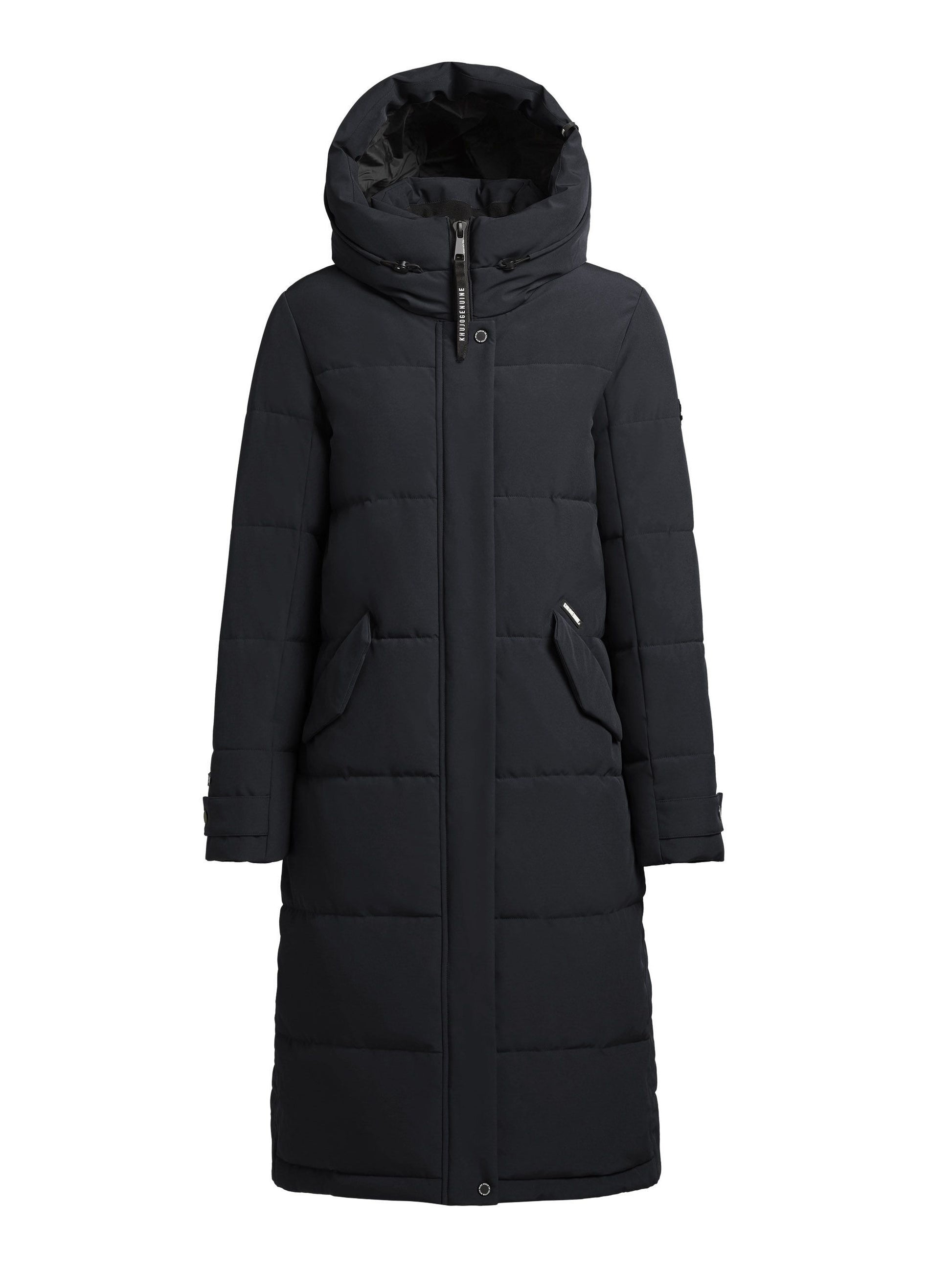 khujo Damen Wintermantel DAIRI blau