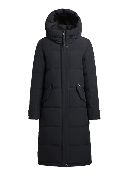 khujo Damen Wintermantel DAIRI blau