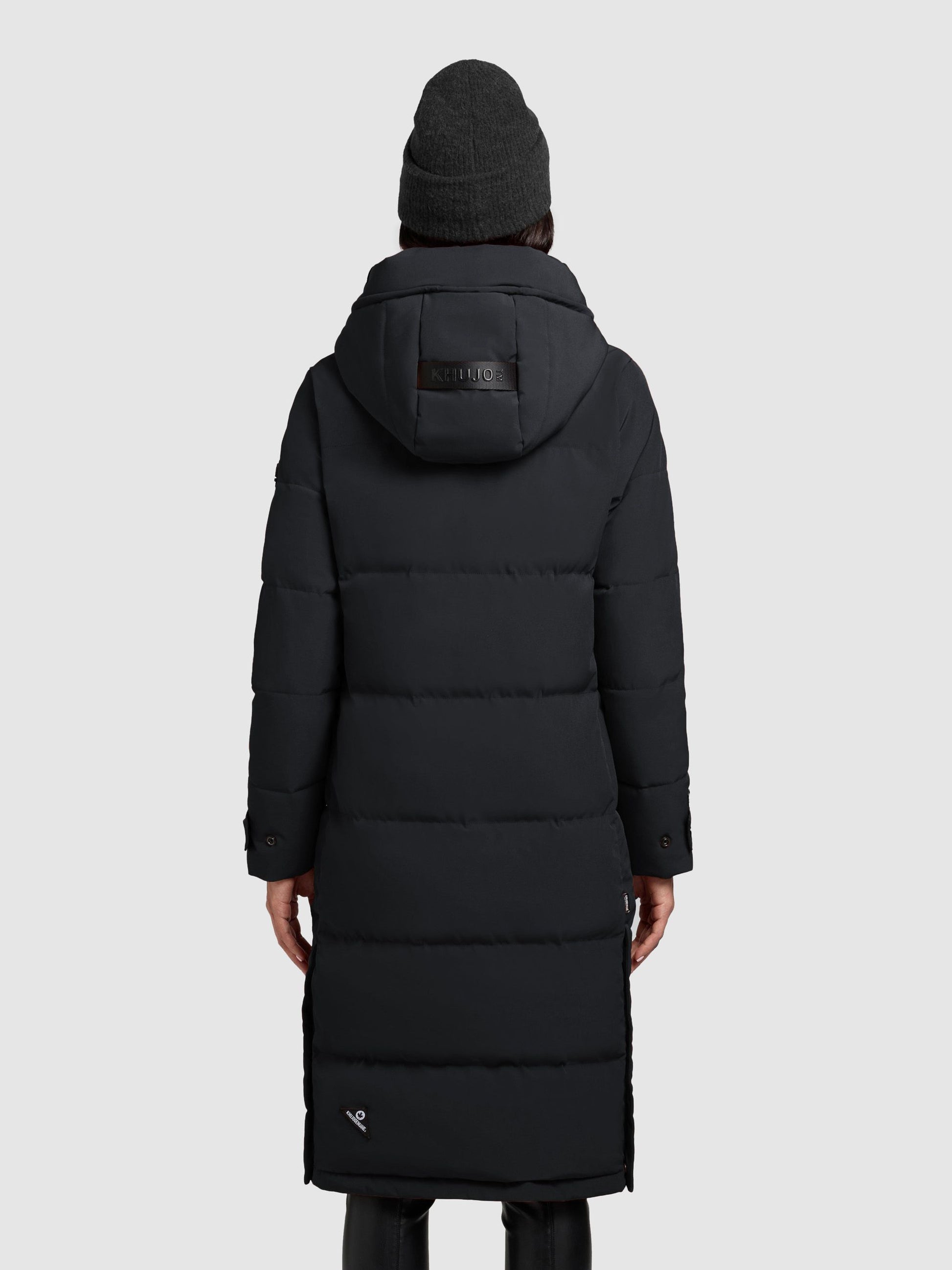 khujo Damen Wintermantel DAIRI blau