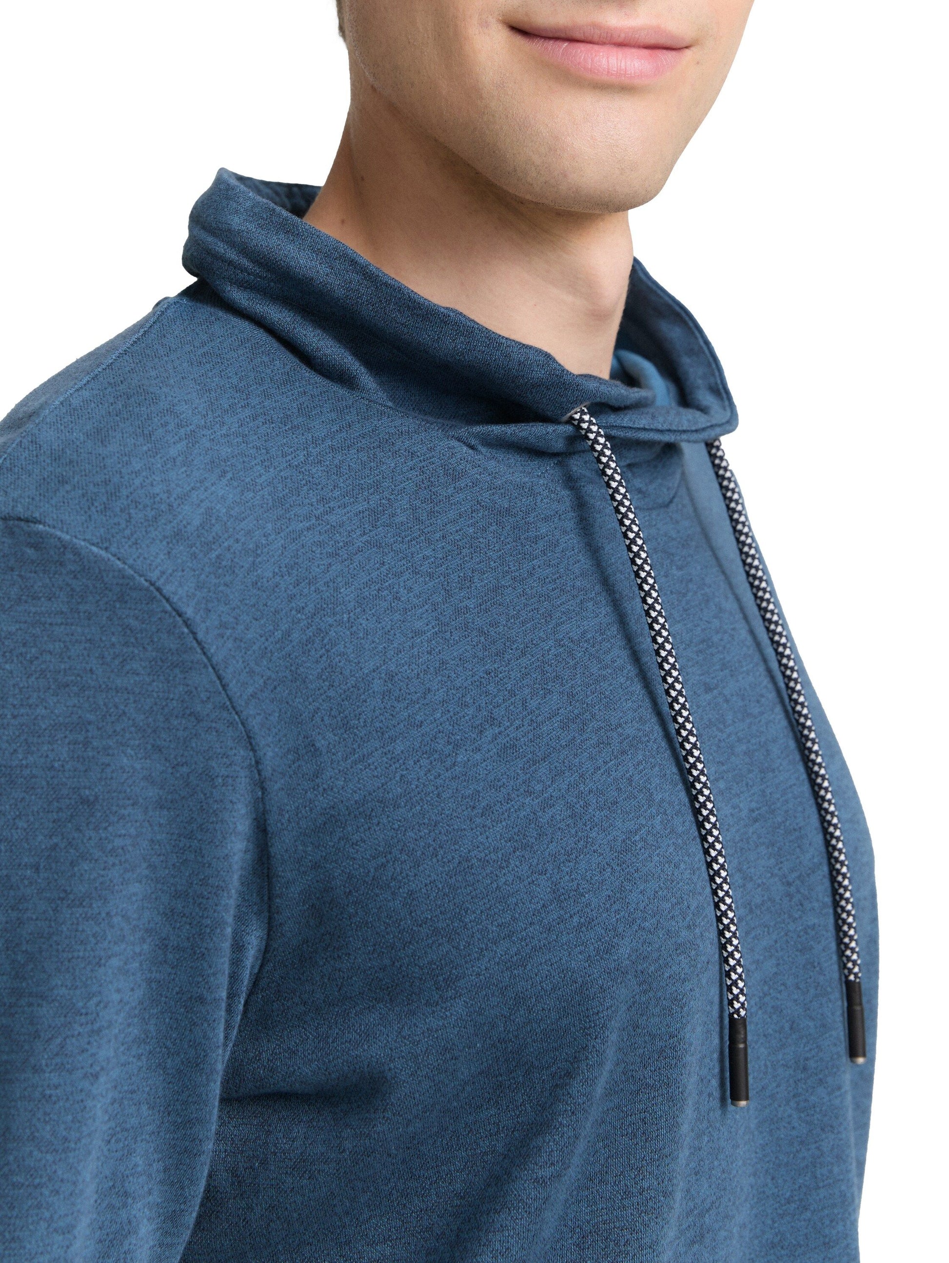 Tom Tailor Herren Snood Langarmshirt blau