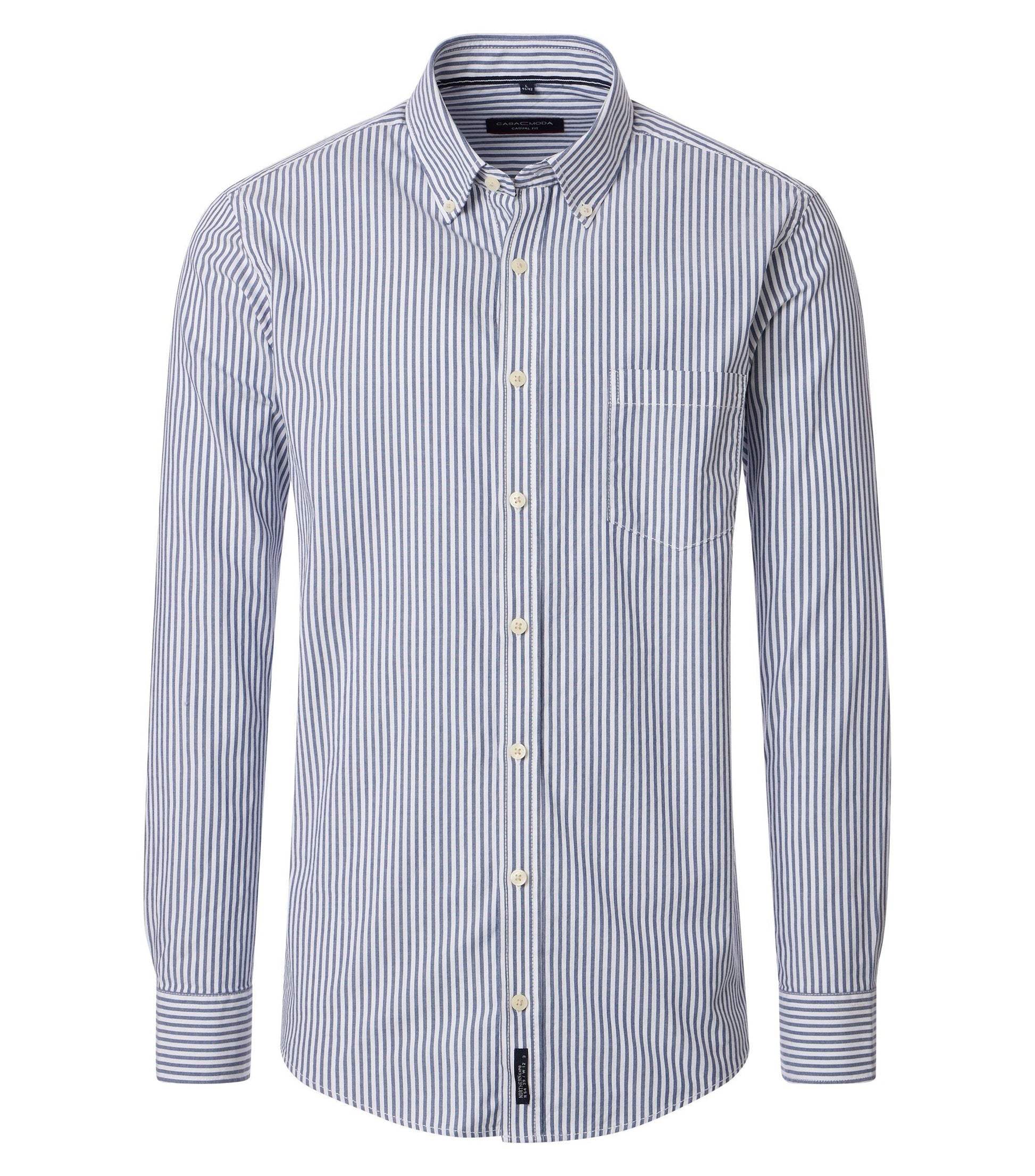 Casa Moda Herren Hemd blau