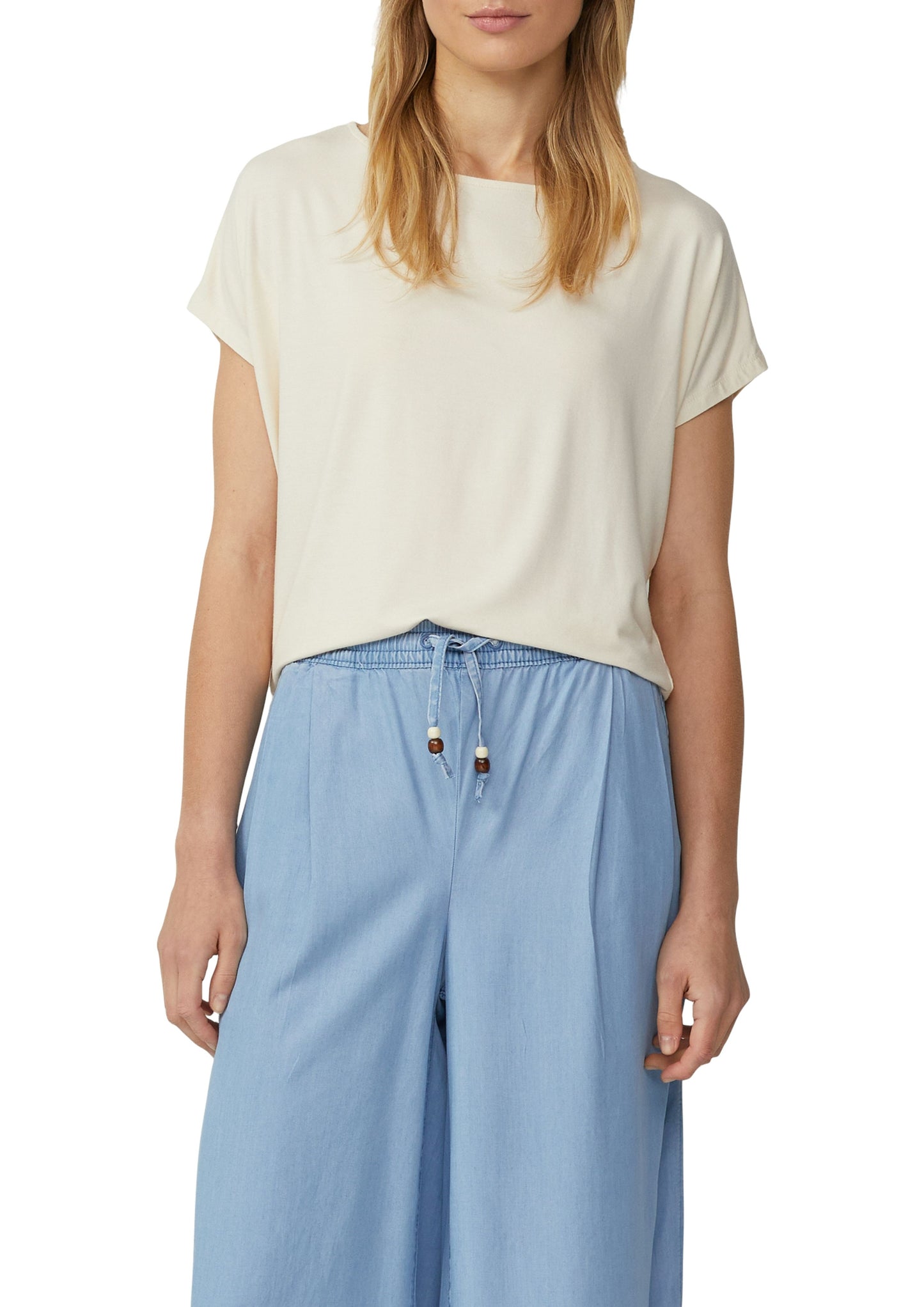 s.Oliver Damen T-Shirt beige