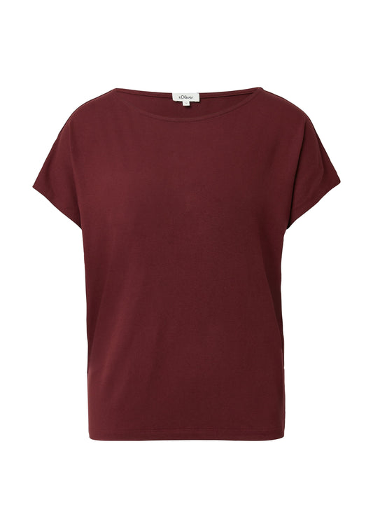 s.Oliver Damen T-Shirt rot