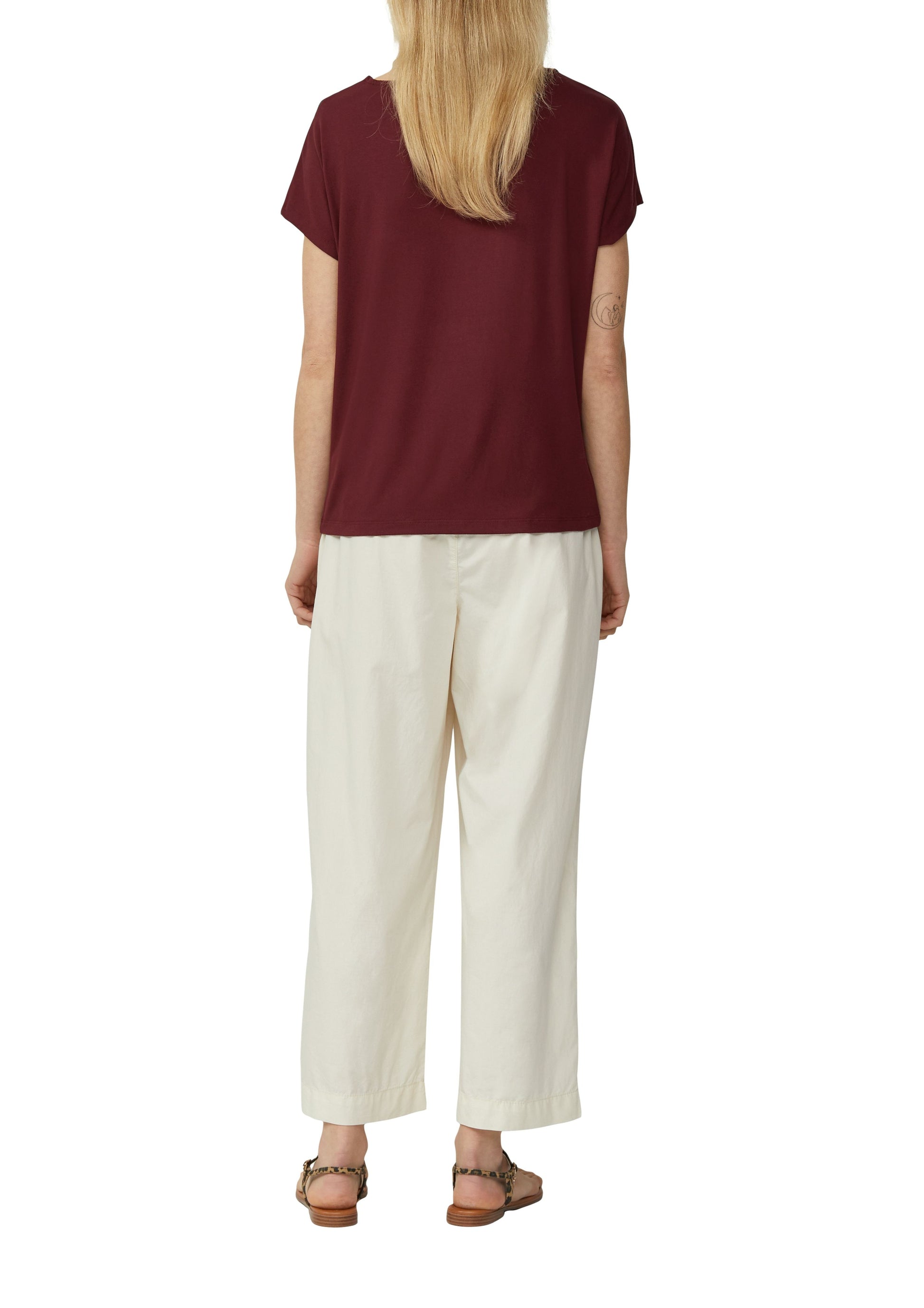 s.Oliver Damen T-Shirt rot
