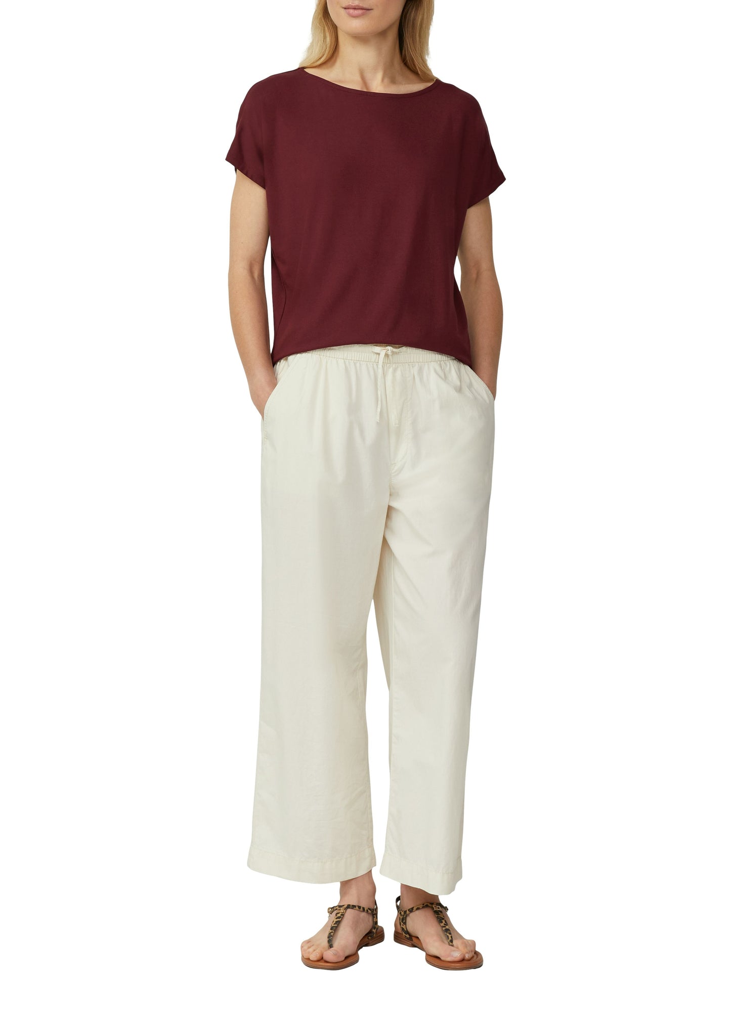 s.Oliver Damen T-Shirt rot