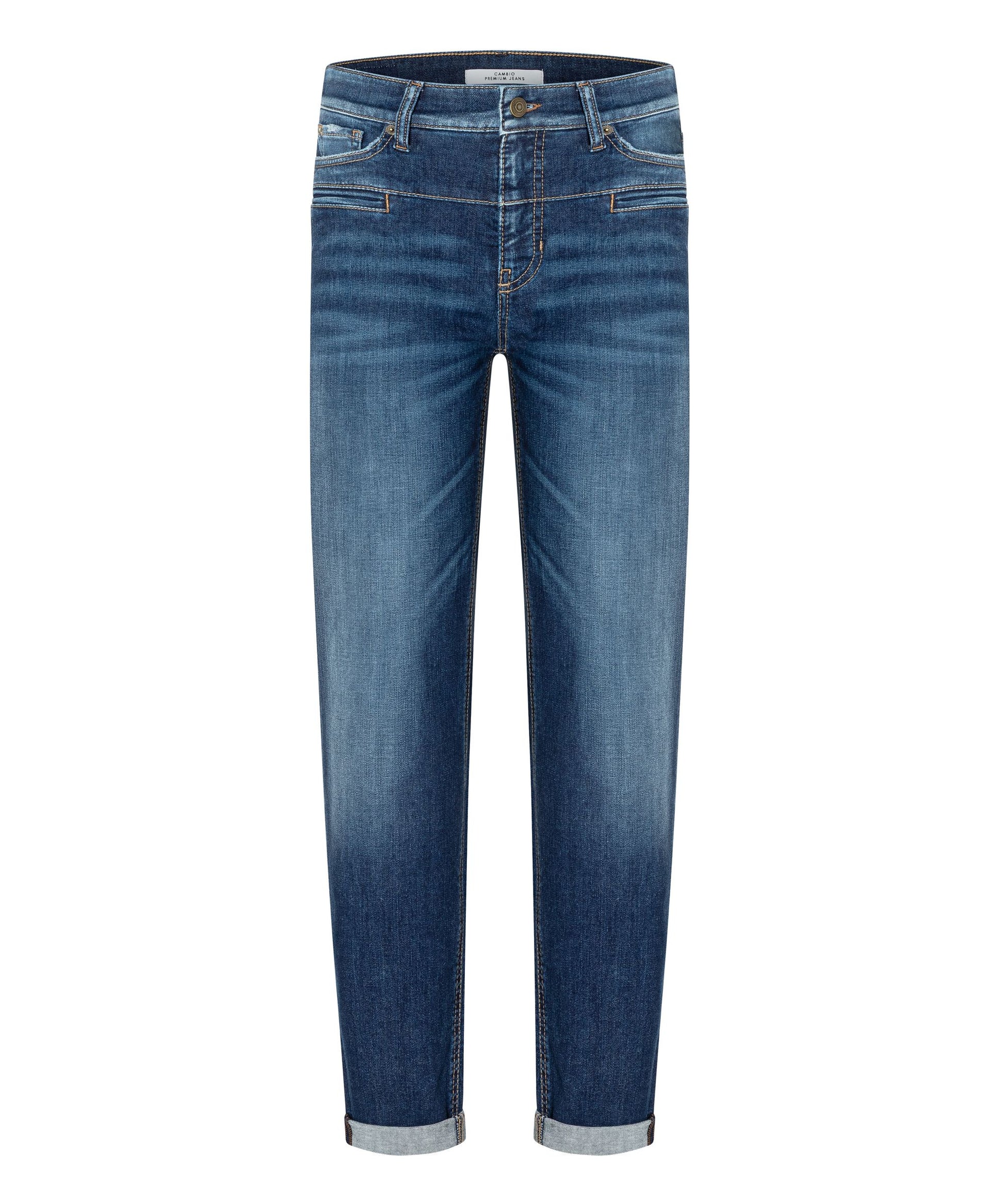 Cambio Damen Jeans Pearlie 30 blau