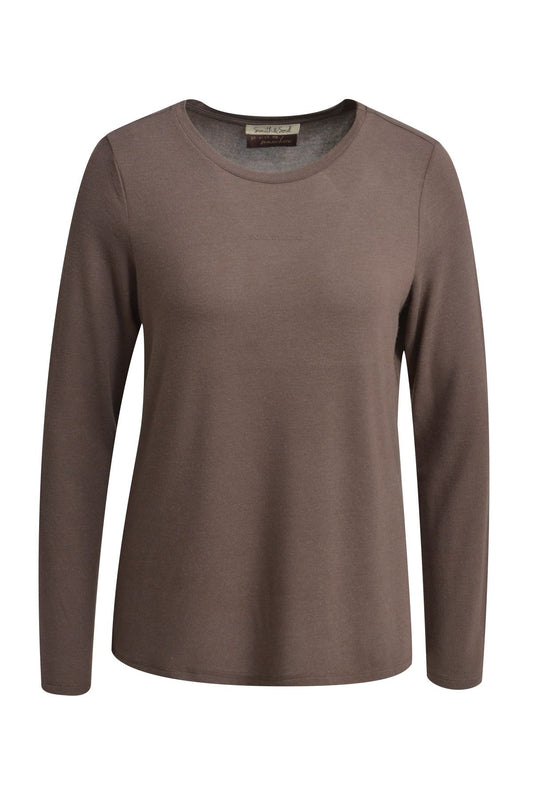 Smith&Soul Damen Langarmshirt braun