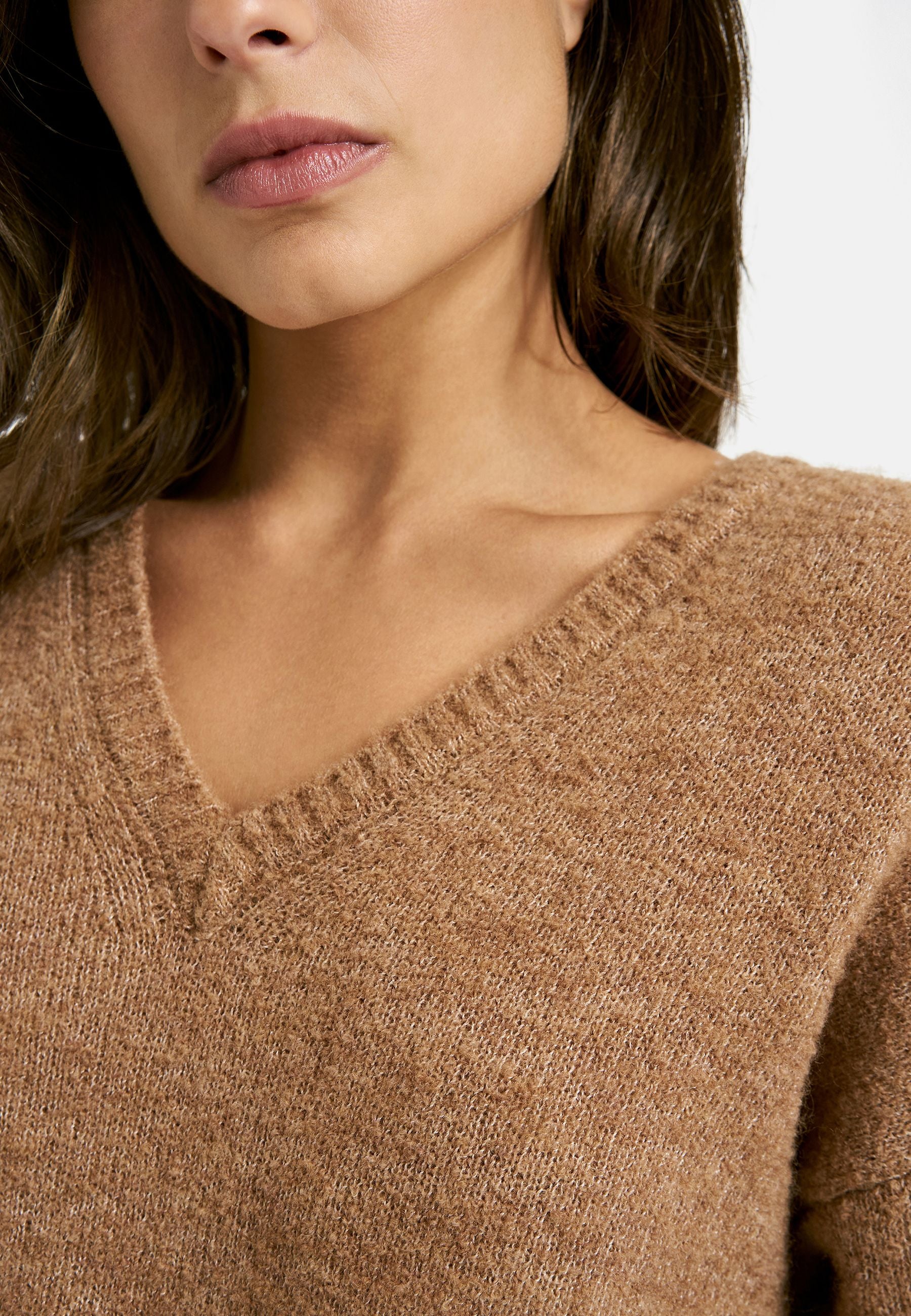 Smith&Soul Damen V-neck Pullover braun