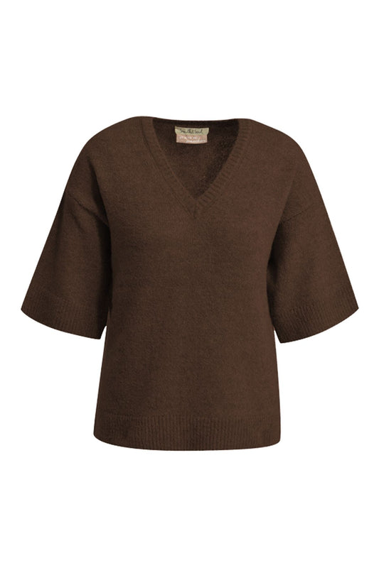 Smith&Soul Damen V-neck Pullover braun