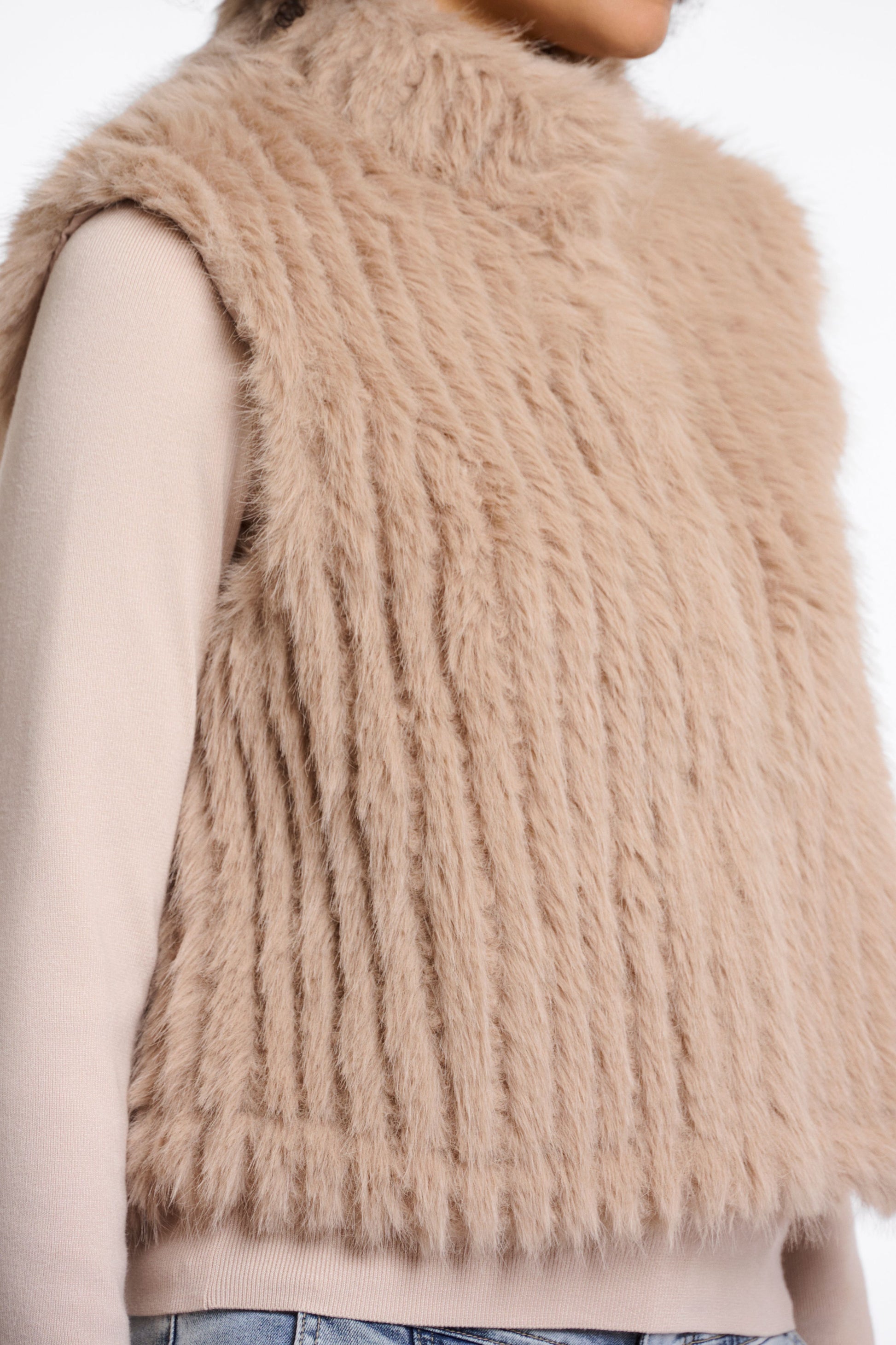 Rino&Pelle Damen Strickweste beige