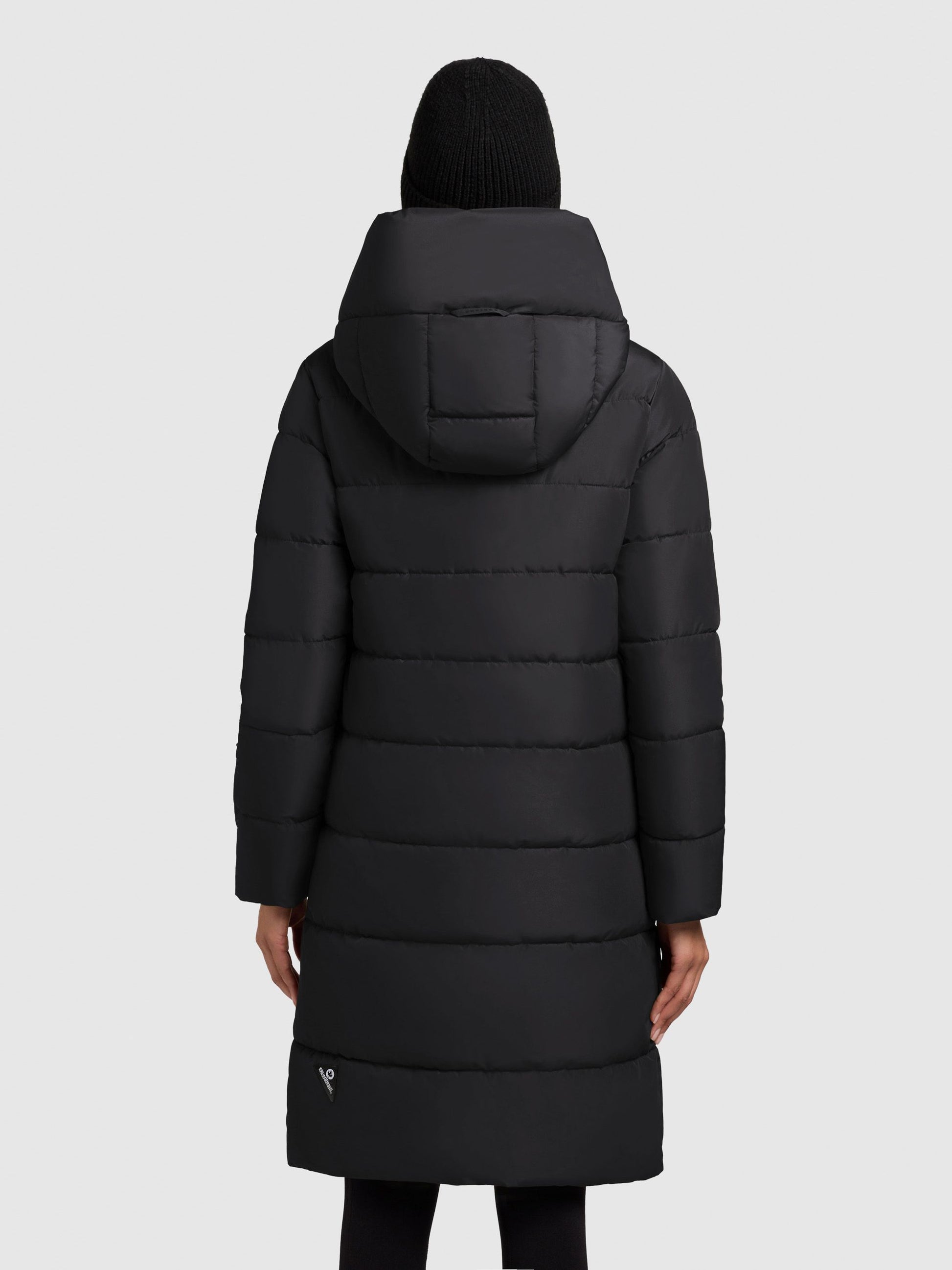 khujo Damen Wintermantel JILIAS5 schwarz