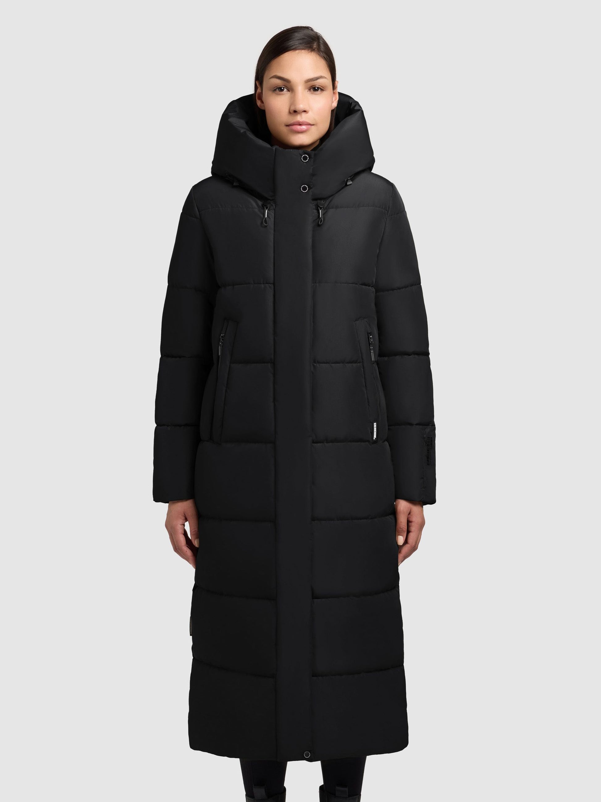 khujo Damen Wintermantel SOULANI4 schwarz