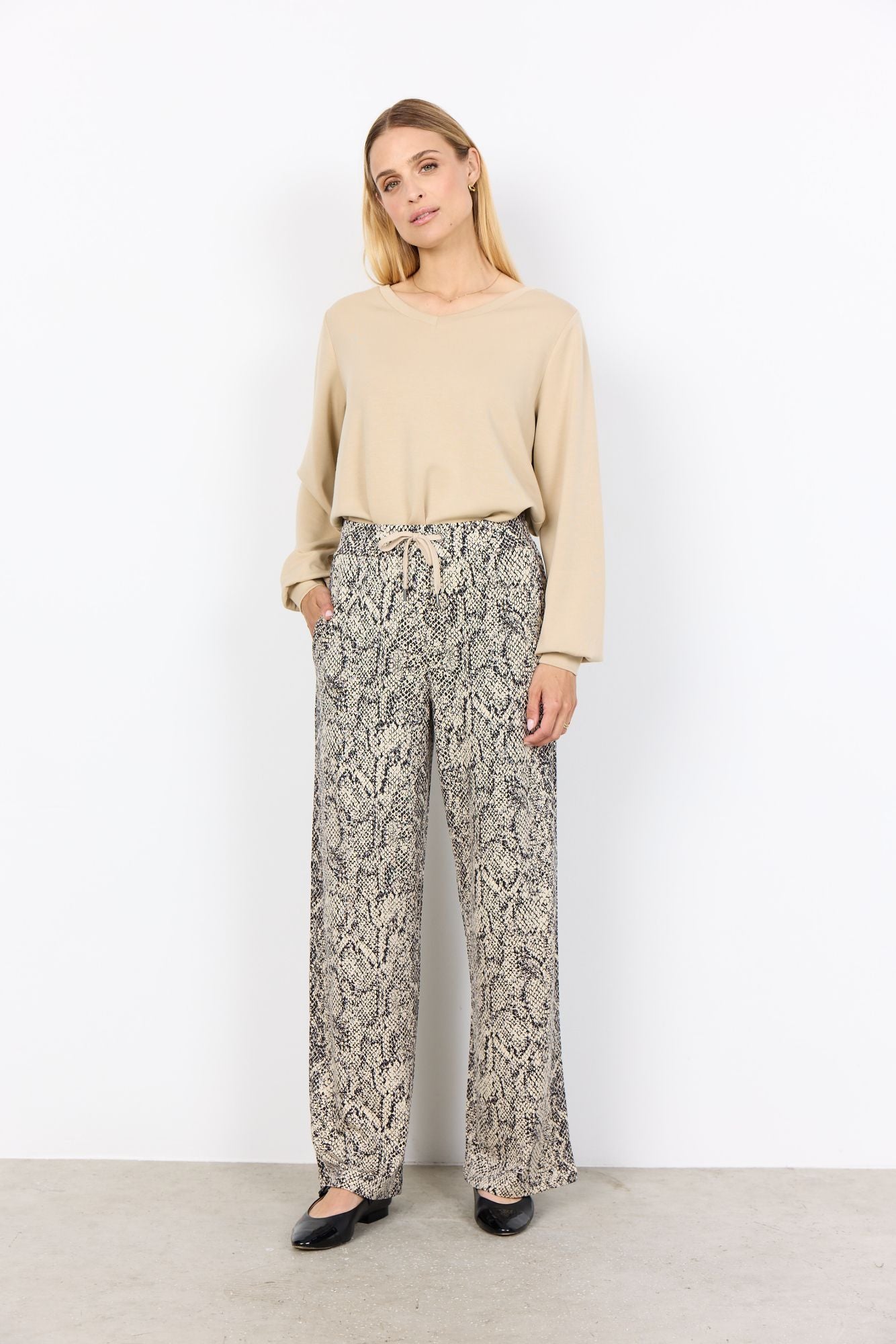 Soya Concept Damen Hose khaki