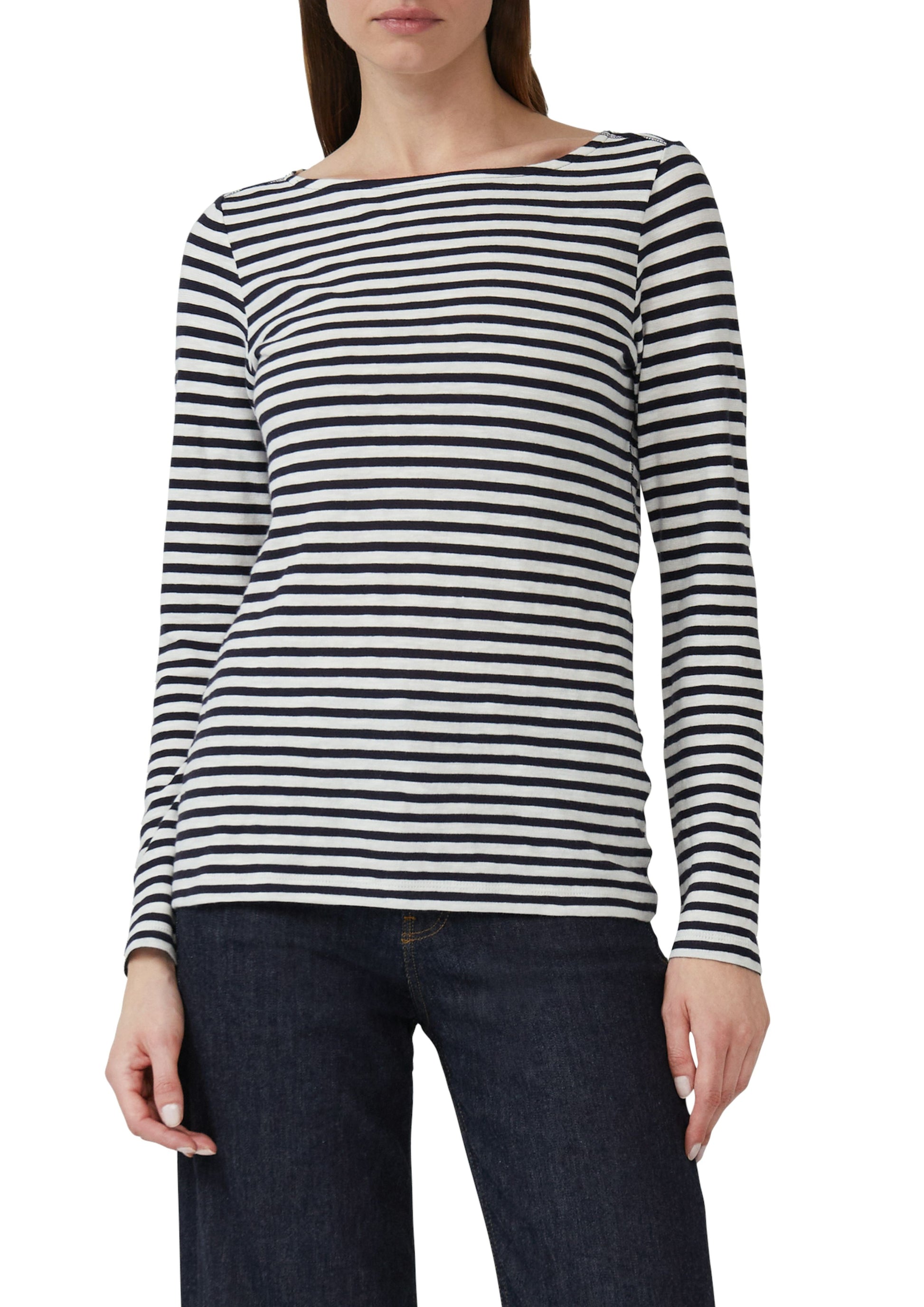 s.Oliver Damen Langarmshirt blau