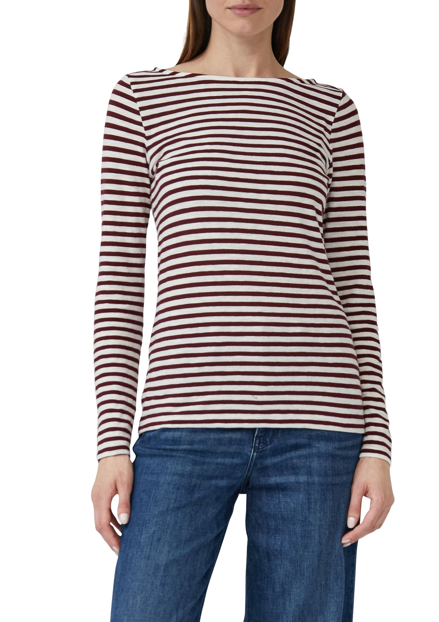 s.Oliver Damen Langarmshirt rot