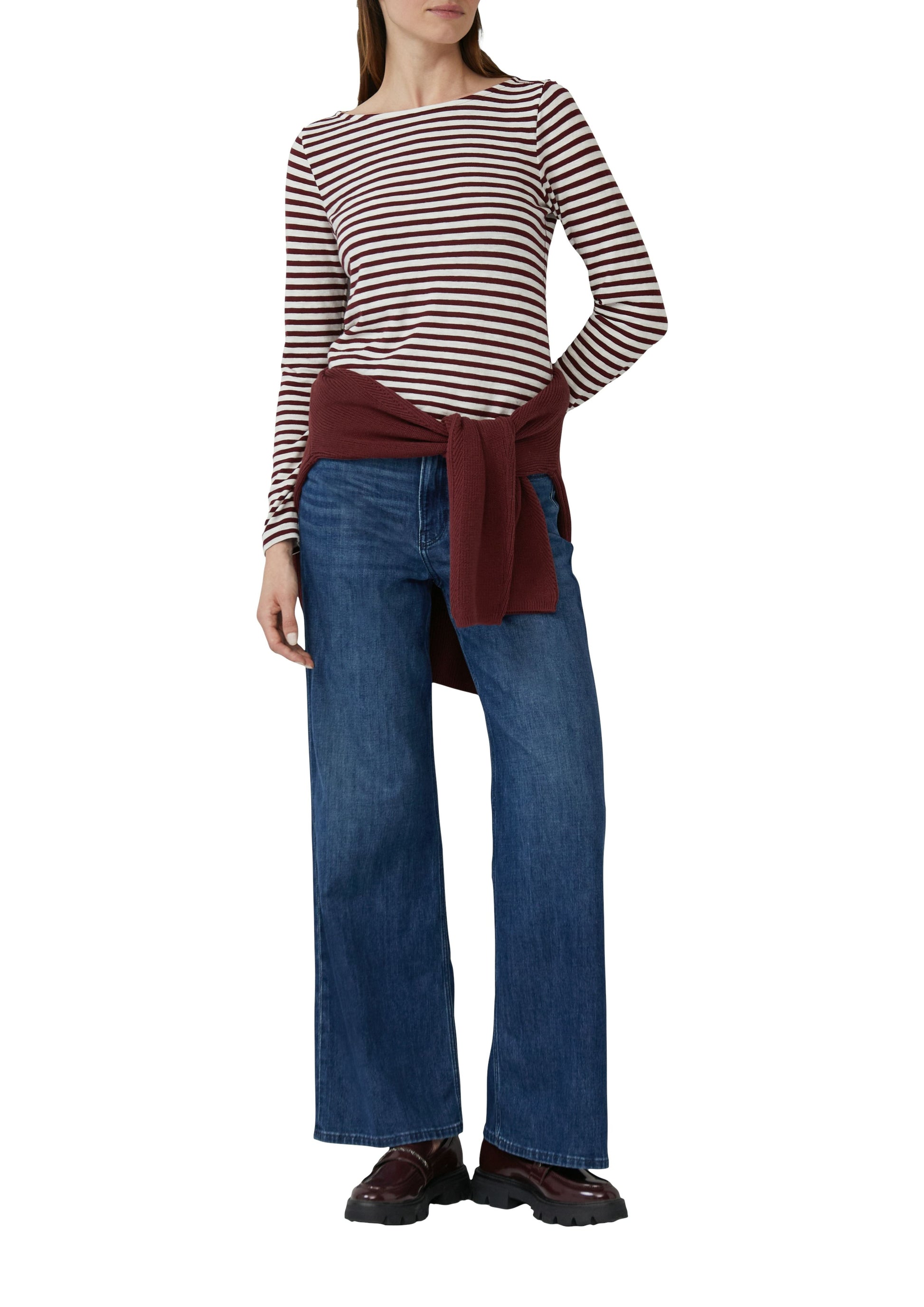 s.Oliver Damen Langarmshirt rot