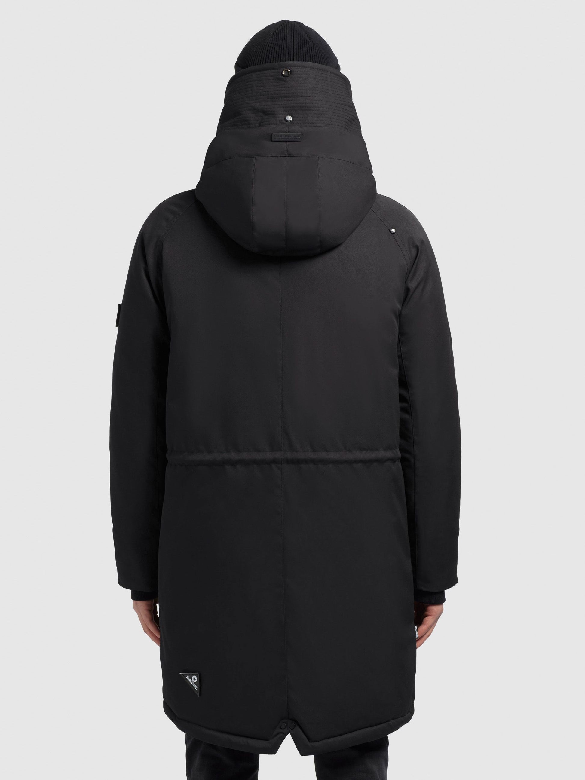 khujo Herren Mantel HANT schwarz