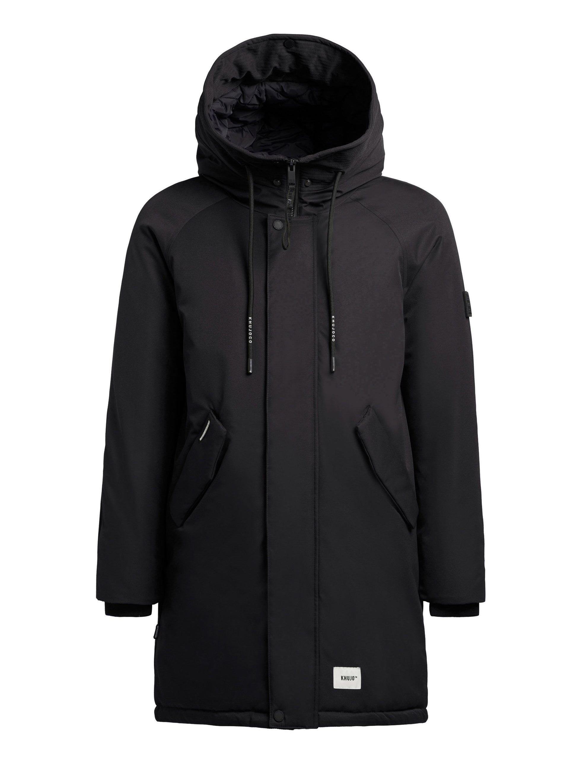 khujo Herren Mantel HANT schwarz