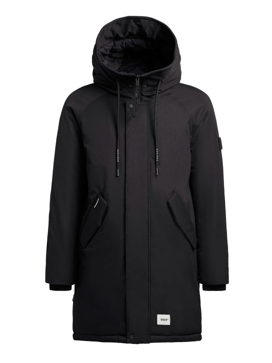 khujo Herren Mantel HANT schwarz