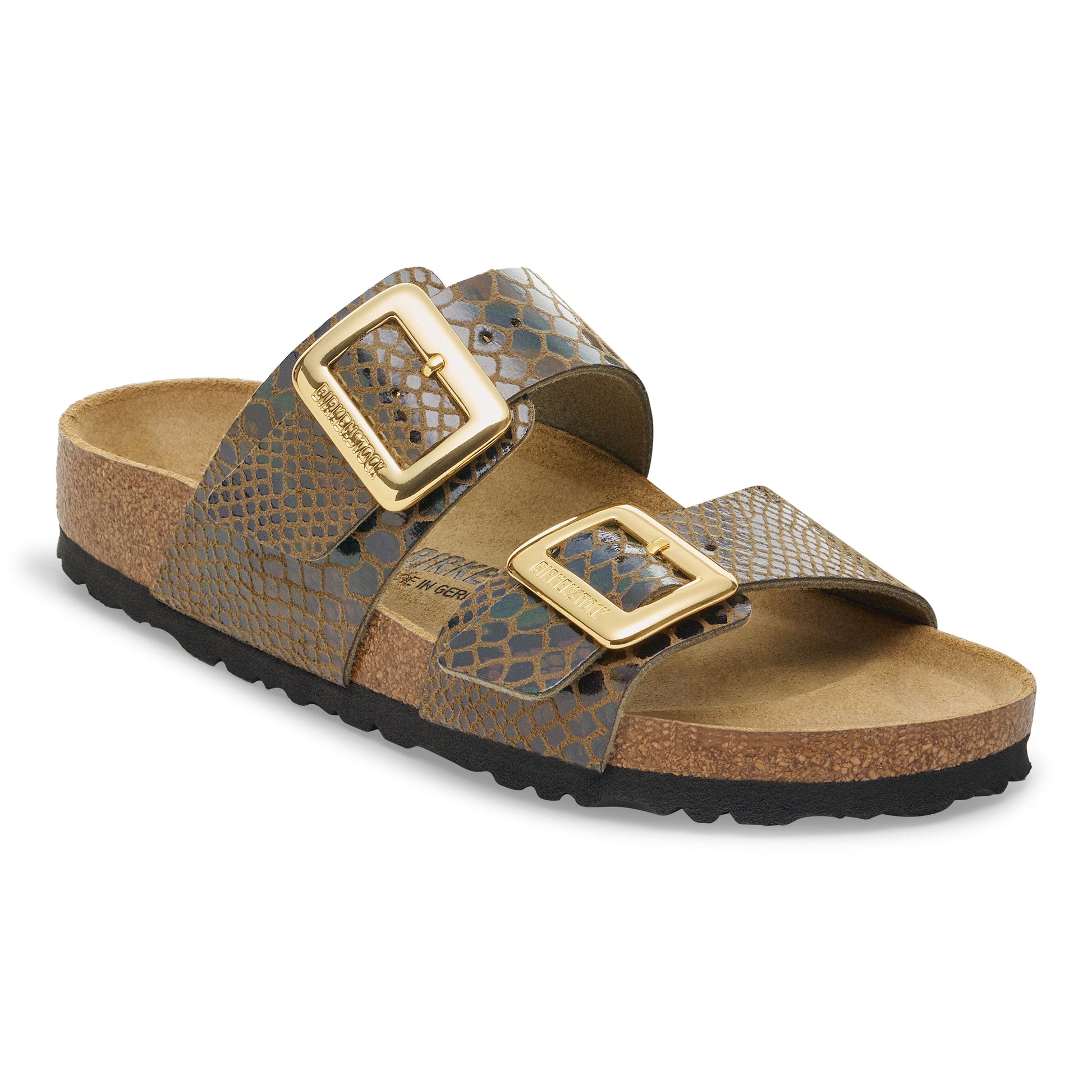 Birkenstock Damen Schuh Sydney Cushion Buckle grün