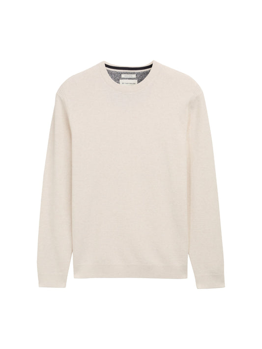 Tom Tailor Herren Strickpullover XXXL weiß