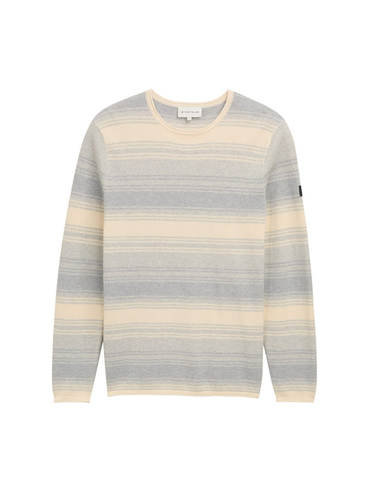 Tom Tailor Herren Strickpullover XXXL weiß