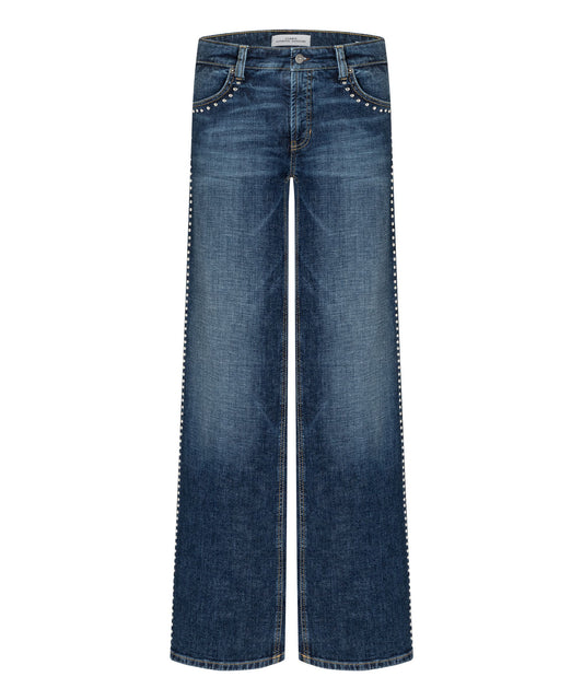 Cambio Damen Jeans 34 blau