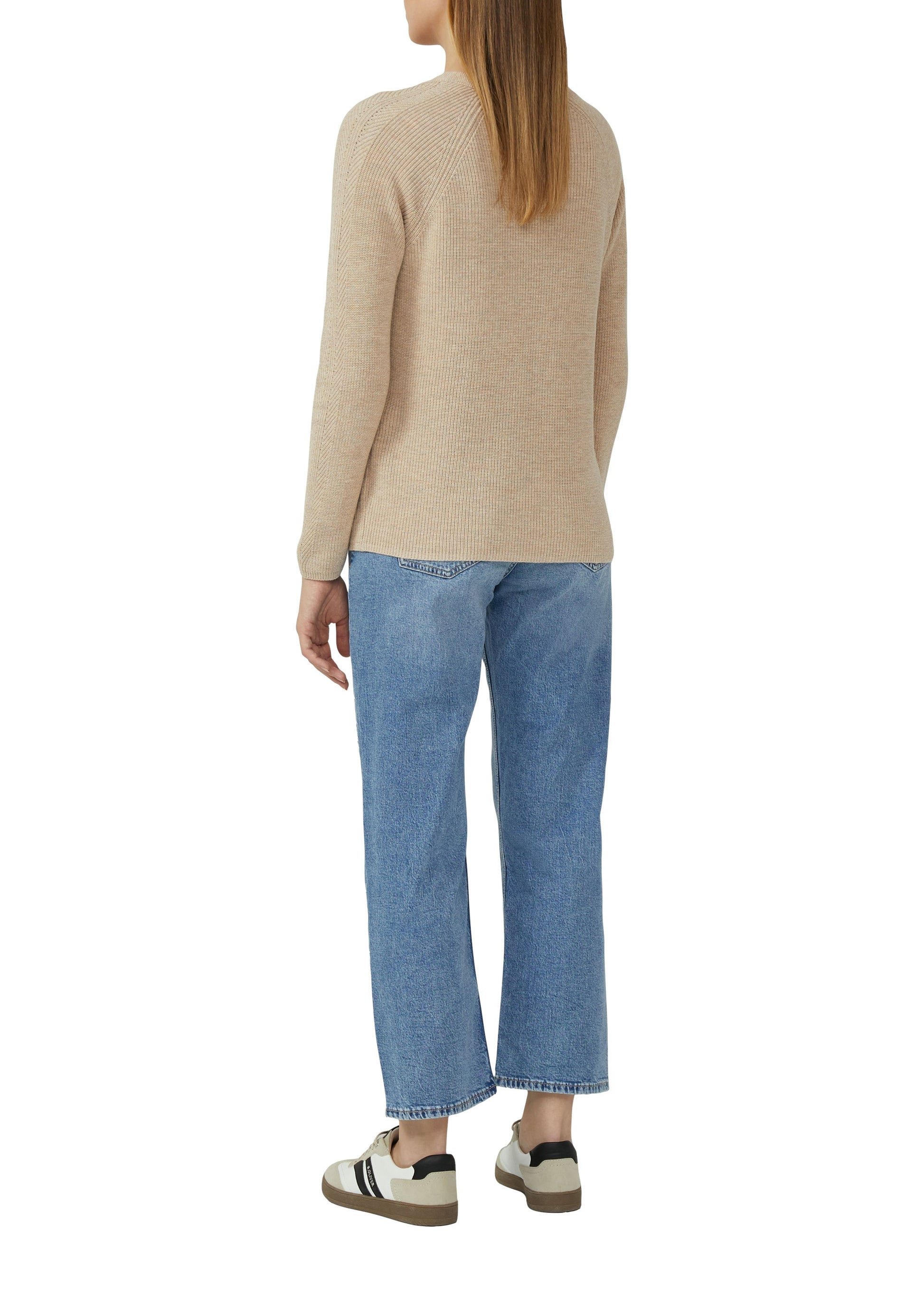 s.Oliver Damen Strickpullover beige