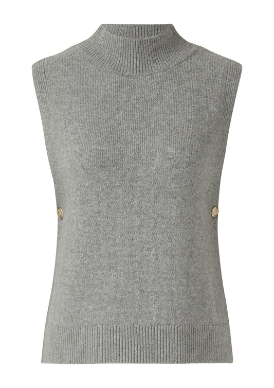 s.Oliver Damen Strickweste grau