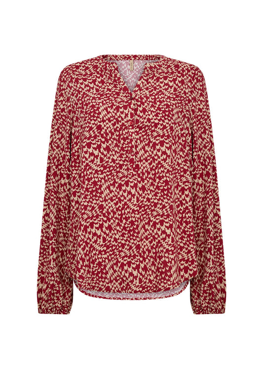 Soyaconcept Damen Bluse XXL rot