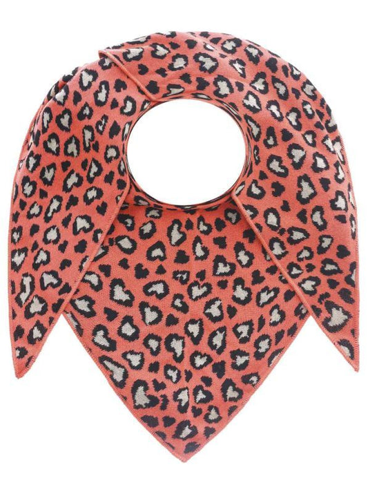 Zwillingsherz Damen Dreieckstuch "LeoHerzi" orange