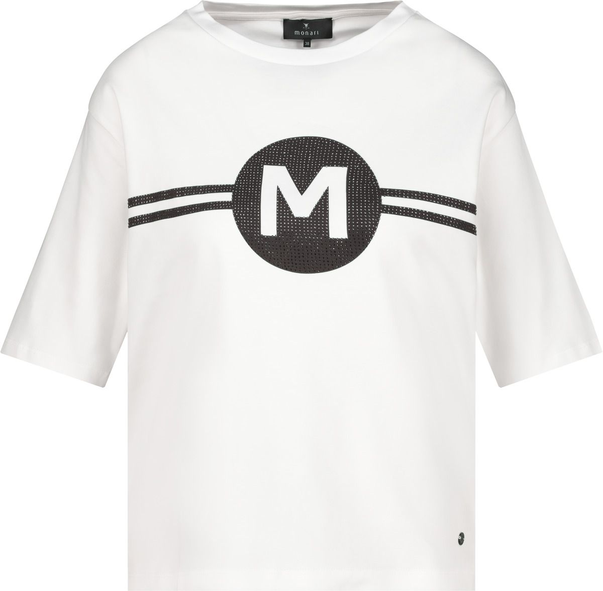 Monari Damen T-Shirt weiß