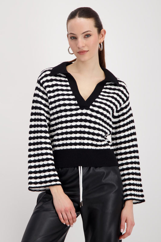 Monari Damen Pullover 44 schwarz