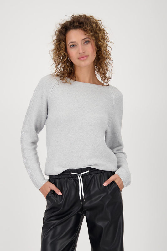 Monari Damen Pullover grau
